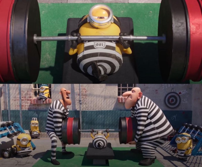 Create meme: minion , minions gruvitation cartoon 2022, pitching minions