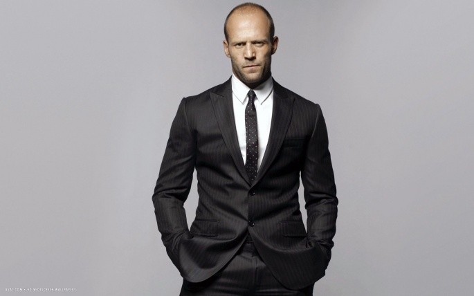 Create meme: Jason Statham bald, Russian Jason Statham, Jason Statham in suit