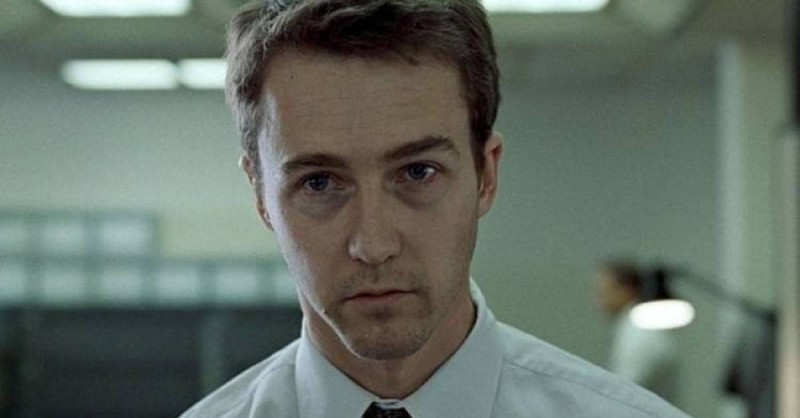 Create meme: edward norton , Edward Norton , Edward Norton at Fight Club