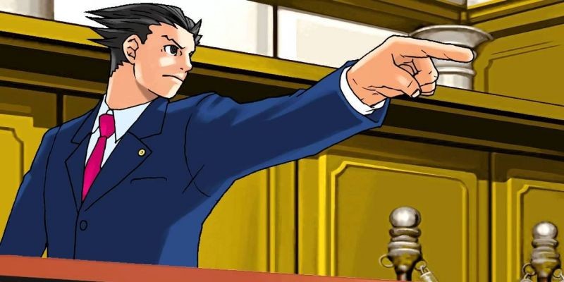 Создать мем: ace attorney 3, ace attorney феникс objection, phoenix wright ace attorney spirit of justice