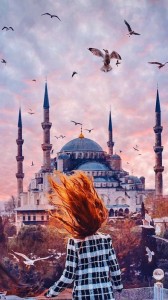 Создать мем: the blue mosque in istanbul, стамбул турция, ayasofya стамбул