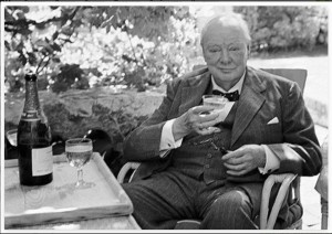 Create meme: bottle, Winston Churchill