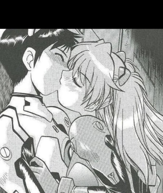 Create meme: asuka Shinji, Asuka Evangelion manga, manga evangelion