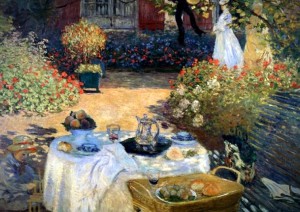Create meme: Claude Monet, argenteuil, Claude Monet Breakfast