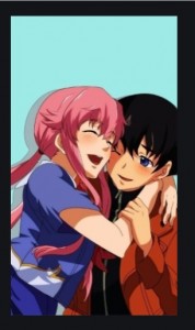 Create meme: yukiteru Amano and young gasai, future diary Yuki and the young arts, Future diary