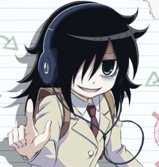 Create meme: watamote anime, Tomoko Kuroki R34, watamote