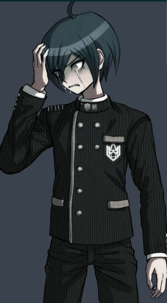 Create meme "shuichi saihara sprite crying, dananana v3 shuichi sprites