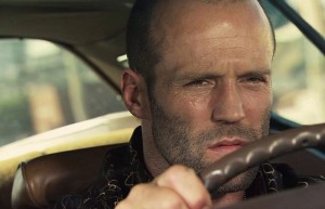 Create meme: adrenaline 2006, Jason Statham adrenaline, behind the wheel