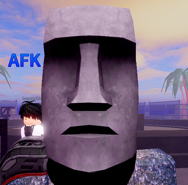 Create meme: screenshot , moai head for 2 color 3d printing, moyai statue