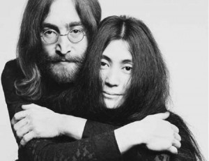 Create meme: Lennon and Yoko, Yoko ono, John Lennon