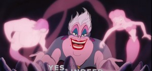 Create meme: the little mermaid, Ursula from the little mermaid, Ursula the little mermaid