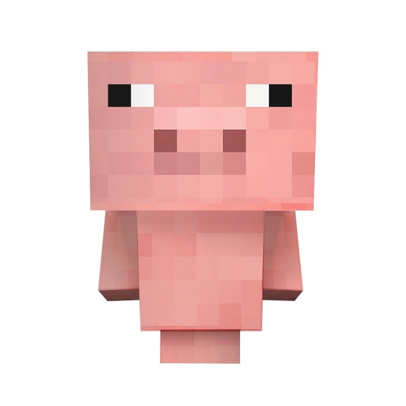 Создать мем: свинья из майнкрафт, свинья из майнкрафта лицо, майнкрафт свинья