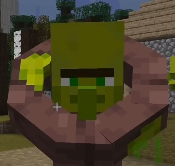 Create meme: minecraft mod, Shrek minecraft, minecraft zombie