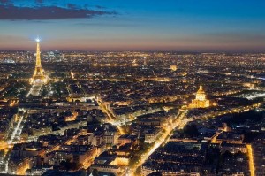 Create meme: Paris, Paris by night