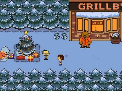 Создать мем: снежнеград undertale, undertale, сноудин андертейл арт