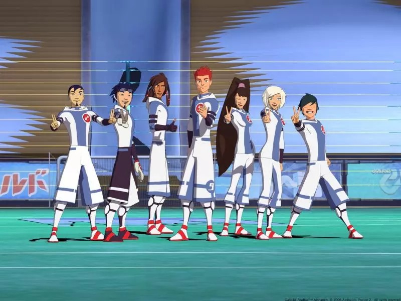 Create meme: animated series galactic football, galactik football, galactic football animated series jetix