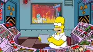 Создать мем: игра симпсоны, гомер симпсон на атомной станции, гомер на атомной станции