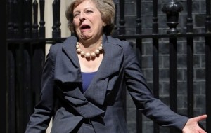 Create meme: theresa may, Theresa may with no head cut off, Theresa may is crying