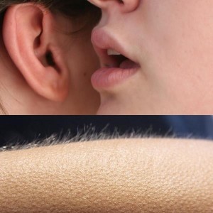 Create meme: whisper in my ear, goosebumps, whispers