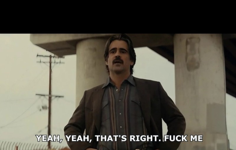 Create meme: true detective meme, Colin Farrell MEM, TV series true detective 