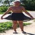 Create meme: a man in a skirt, Vladimir Fomin, funny skirt