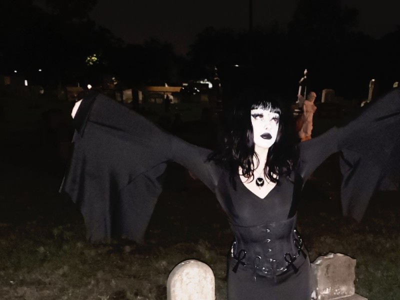 Create meme: gothic clothing, The Gothic witch, gothic-style clothing