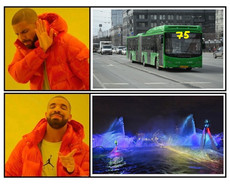 Create meme: Drake in the orange jacket, Drake Nenene, Drake hotline bling