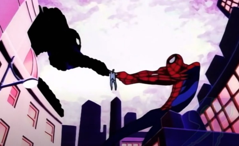 Create meme: Spider-Man, Miles Morales spider-man, spider-man 1994 
