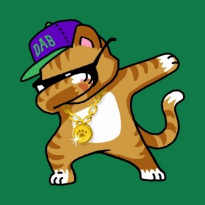 Create meme: cat, cat, dab cat in good quality