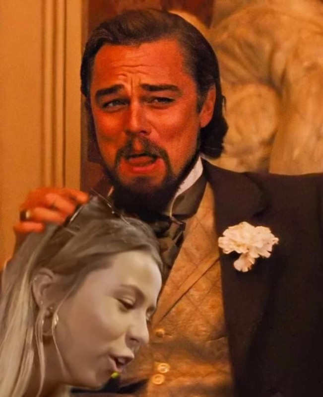 Create meme: Leonardo dicaprio django unchained meme with a glass, leonardo dicaprio django meme, dicaprio Leonardo Wilhelm