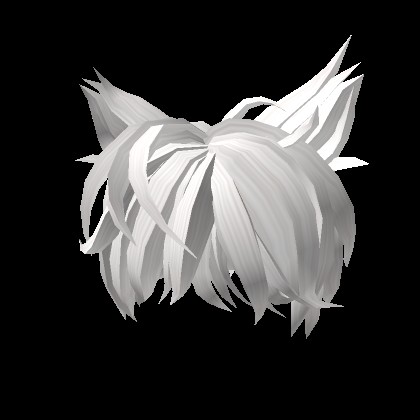 Create meme: hair roblox, hair for roblox, white hair from roblox