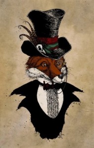 Create meme: fox tattoo, art, Uawzwz