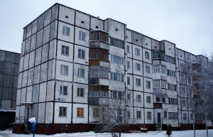 Create meme: housing, Street, brezhnevki of the building