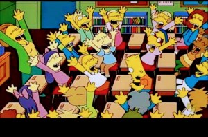 Create meme: the answer, say the line meme, Bart Simpson class