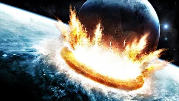 Create meme: explosion of planets, planet explosion, space explosion