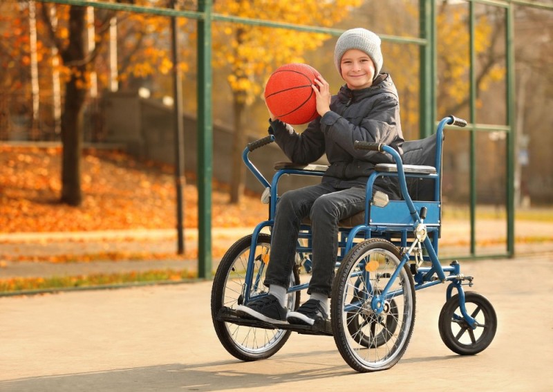 Create meme: a boy in a wheelchair, wheelchair, a little boy in a wheelchair