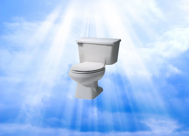 Create meme: the toilet , The toilet is in the air, toilet floor standing 