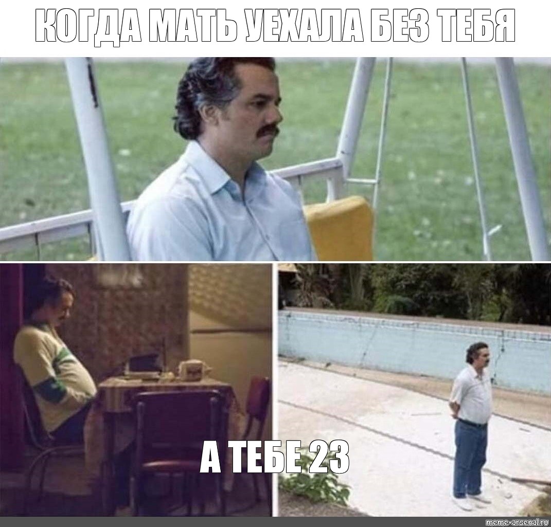 Meme: КОГДА МАТЬ УЕХАЛА БЕЗ ТЕБЯ А ТЕБЕ 23 - All Templates - Meme