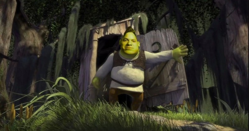 Create meme: Shrek 2001 , Shrek , Shrek the first part