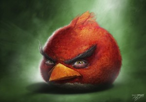 Create meme: angry birds