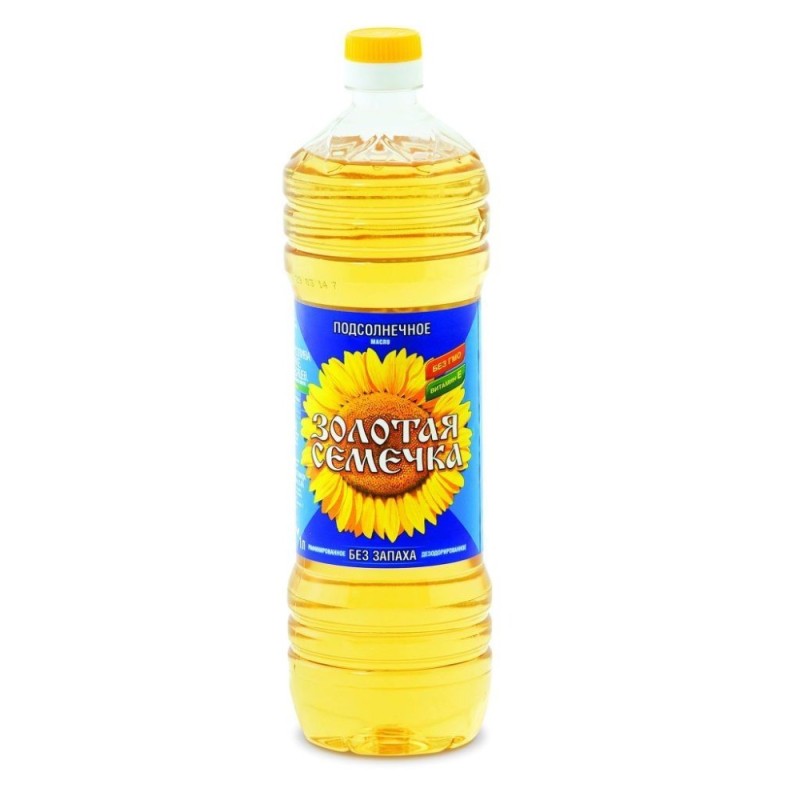 Create meme: golden sunflower seed oil, golden sunflower seed oil 1 l, sunflower oil, golden seed, refined 1l