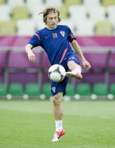 Create meme: Luka Modric, See the ball