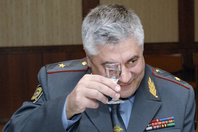 Create meme: generals of the Russian Interior Ministry, Kolokoltsev, interior Minister, Interior Minister