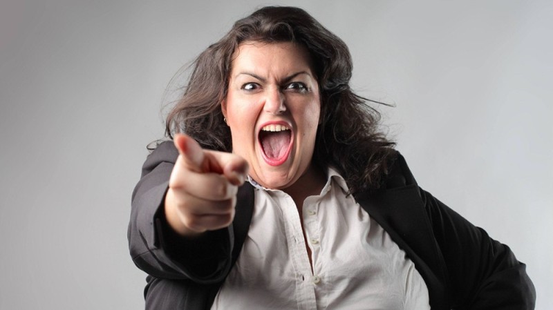 Create meme: women, angry woman, an aggressive woman