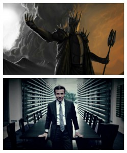 Create meme: Lord Sauron, the Lord of the rings Sauron, Sauron in the battle