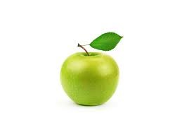 Создать мем: яблоко, зеленое яблоко на прозрачном фоне, на белом фоне яблоко