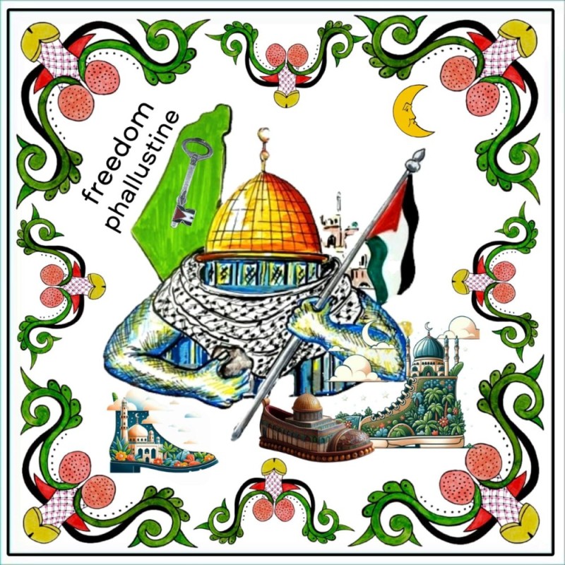 Создать мем: арабский, хамас знак, land of palestine