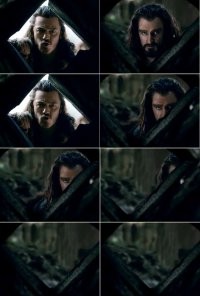 Create meme: Thorin meme template, meme of the hobbit Thorin, Torin but you promised original