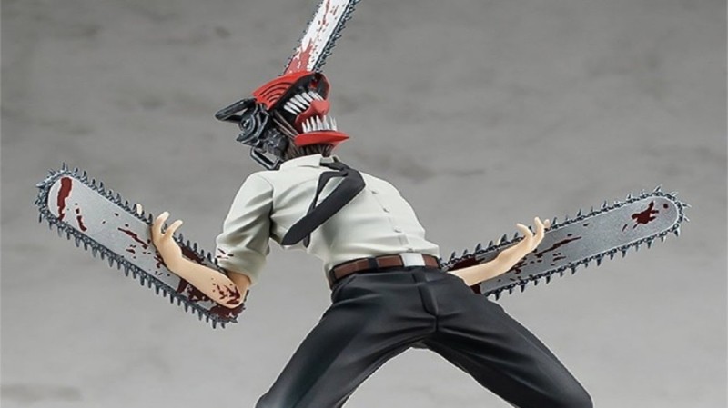 Create meme: chainsaw man action figures, figure man chainsaw, anime action figures man chainsaw