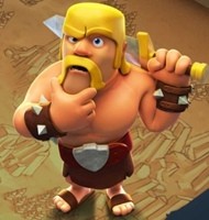 Create meme: clash of clans , bell of clans, King of the Barbarians flared piano